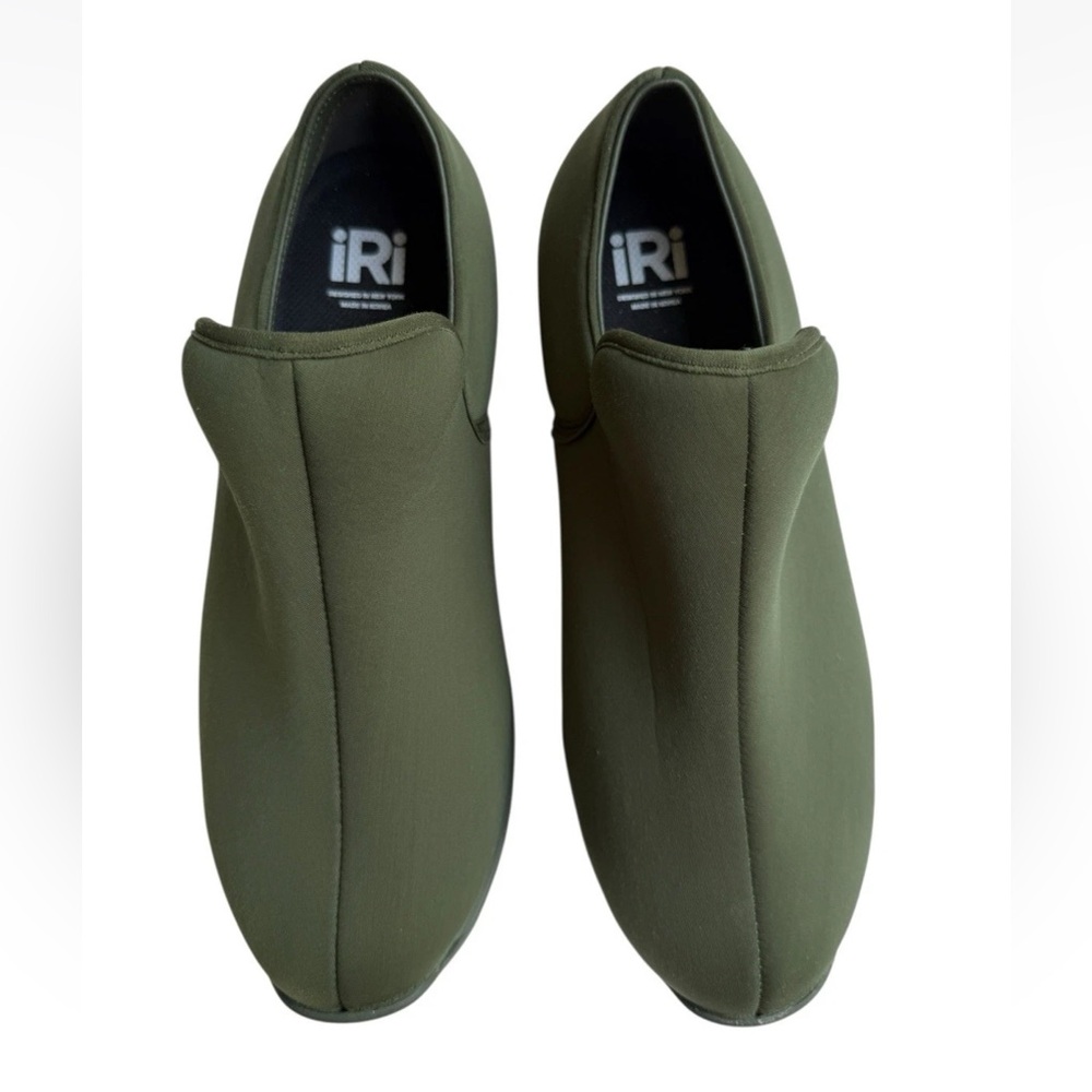 iRi NYC Wes Low Top Women's Platform Slip On Sneakers Sz 6 Green - Picture 3 of 7